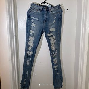 H&M high waisted skinny jeans